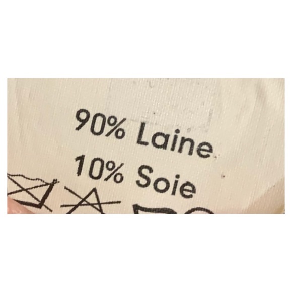 Anne Belin Blazer Vintage retro plaid tweed & leather blazer Bow Tie Size 12 - Picture 7 of 8